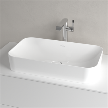 Villeroy & Boch Finon pultra ültethető mosdó CeramicPlus felülettel 65x35 cm