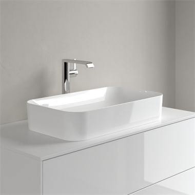 Villeroy & Boch Finon pultra ültethető mosdó CeramicPlus felülettel 65x35 cm