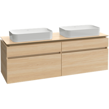 Villeroy & Boch Finon pultra ültethető mosdó CeramicPlus felülettel 65x35 cm