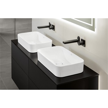 Villeroy & Boch Finon pultra ültethető mosdó CeramicPlus felülettel 65x35 cm
