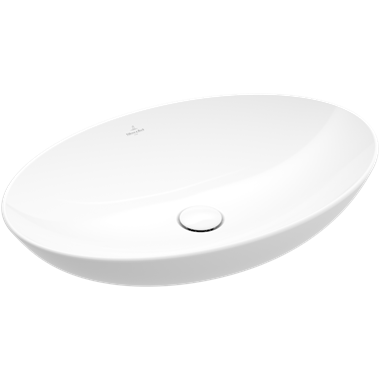 Villeroy & Boch Loop & Friends pultra ültethető mosdó ovális, CeramicPlus felülettel  56 cm 