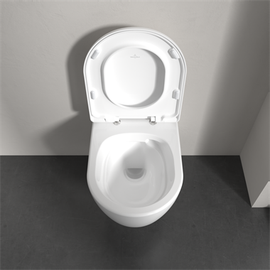 Villeroy Skyla kombipack fali hátsó kifolyású TwistfFush WC + ülőke  