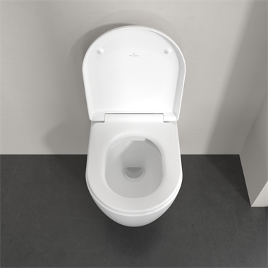 Villeroy Skyla kombipack fali hátsó kifolyású TwistfFush WC + ülőke  