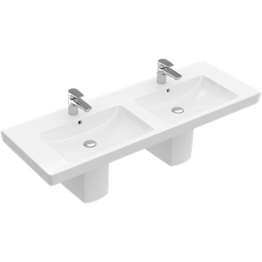 Villeroy & Boch Subway 2.0 beépített dupla mosdó 130x47 cm