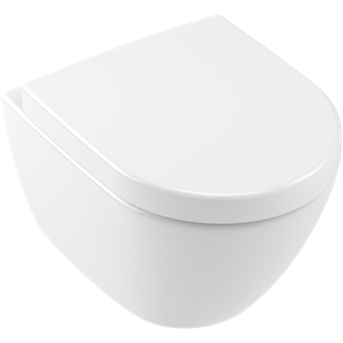 Villeroy & Boch Subwayfali WC mélyöblítésű  CeramicPlus felülettel 48x35,5x36 cm