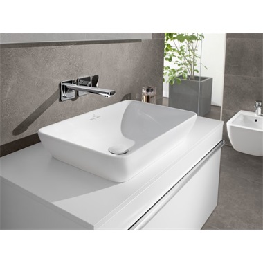 Villeroy & Boch Venticello félig pultra ültethető mosdó CeramicPlus felülettel 55x36 cm