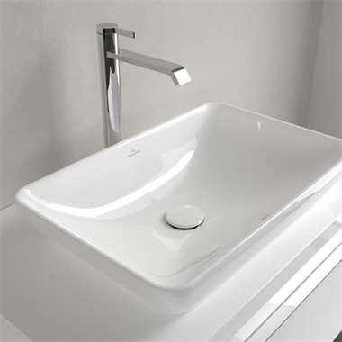 Villeroy & Boch Venticello félig pultra ültethető mosdó CeramicPlus felülettel 55x36 cm