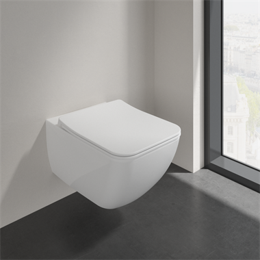 Villeroy & Boch Venticello perem nélküli fali wc kombipack, slimseat, ceramicplus Villeroy & Boch Venticello perem nélküli fali wc kombipack, slimseat, ceramicplus