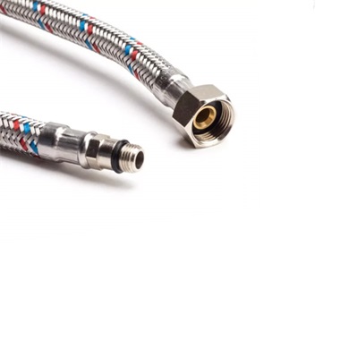 Technik Therm flexibilis bekötőcső vízre, 3/8" hollandi M10*18  50 cm, csapbekötő