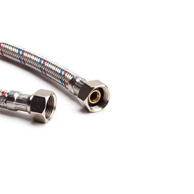 Technik Therm flexibilis bekötőcső vízre, 3/8" hollandi - 3/8" hollandi 20 cm, BB (belső-belső)