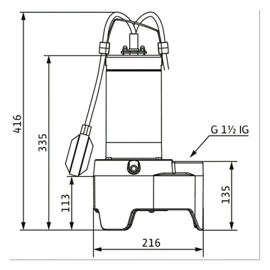 WiloRexa MINI3-V04.11/M06-523/A-10M merülőmotoros szivattyú