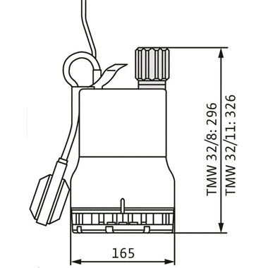 Wilo TMW 32/8 merülőmotoros szennyezettvíz szivattyú