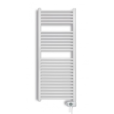 Zehnder Aura fürdőszoba radiátor elektromos egyenes 1226 × 600 mm, fehér